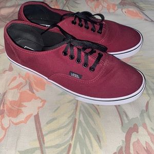 Burgundy Vans